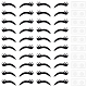 20Sets Non-Woven Cake Insert Card Decoration(AJEW-FG0004-05)-1