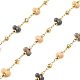 Handmade Brass Glass Beaded Chains(GL-CBA1C06-08G)-1