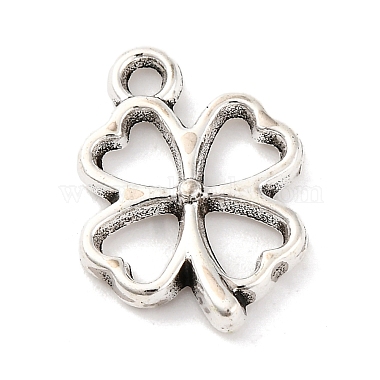 Antique Silver Clover Alloy Pendants