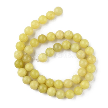 Natural Lemon Jade Beads Strands(X-G-G0003-C02-B)-3