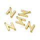 Rack Plating Brass Letter Connector Charms(KK-C007-38G-N)-1