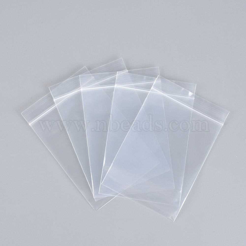 10x15cm Resealable ZipLock Bags-Self Seal-Clear Plastic-Poly Transparent 