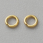 Brass Open Jump Rings, Bracelet Necklace Connecting Ring, DIY Jewelry Accessories, Real 18K Gold Plated, 24 Gauge, 3.2x0.5mm, Inner Diameter: 2mm, 700pcs/10g(FIND-TAC0039-004G-02A)