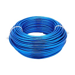 Round Aluminum Wire, for Jewelry Making, Royal Blue, 7 Gauge, 3.5mm, about 65.61 Feet(20m)/500g(AW-BC0007-3.5mm-06)