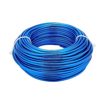 Round Aluminum Wire, for Jewelry Making, Royal Blue, 7 Gauge, 3.5mm, about 65.61 Feet(20m)/500g