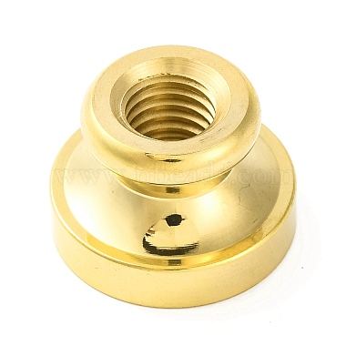 Golden Tone Round Wax Seal Brass Stamp Heads(AJEW-Z034-02G-Q)-3