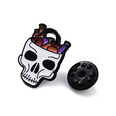 broches en alliage noir sur le thème d'Halloween(JEWB-U002-04B)-3