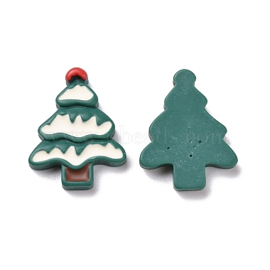 Christmas Theme Opaque Resin Cabochons(RESI-G029-A02)-2