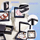 Square Transparent PE Thin Film Suspension Jewelry Floating Frame Displays(ODIS-TAC0002-02A)-4