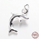 925 Sterling Silver Dolphin Charms(STER-I006-15)-1