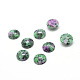 Synthetic Ruby in Zoisite Gemstone Cabochons(G-T020-6mm-17)-1