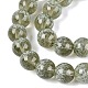Transparent Half Spray Painted Glass Beads Strands(GLAA-Q110-02A-05)-3