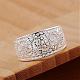 Vintage Elegant Fashion Style Brass Hollow Out Metal Rings(RJEW-EE0002-006P-D)-6