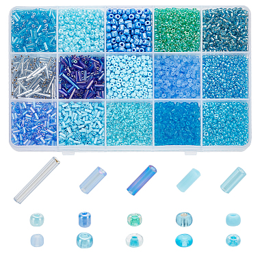 Blue Glass Beads