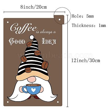 Rectangle Metal Iron Sign Poster(AJEW-WH0157-375)-2