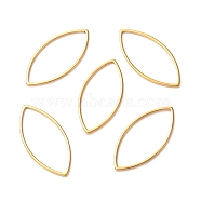 201 Stainless Steel Linking Rings, Eye, Golden, 26x12x1mm(STAS-C030-01B-G)