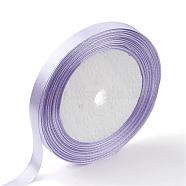Single Face Satin Ribbon, Polyester Ribbon, Lavender, Size: about 5/8 inch(16mm) wide, 25yards/roll(22.86m/roll), 250yards/group(228.6m/group), 10rolls/group(SRIB-Y044)