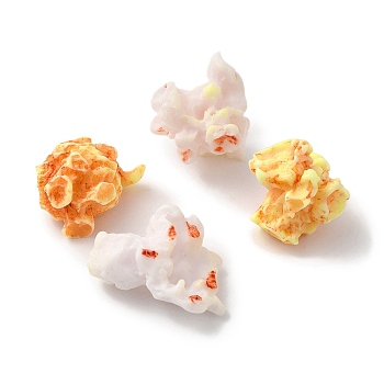 Opaque Acrylic Beads, Popcorn, Mixed Color, 18~24x18~20x13~18mm, Hole: 1~1.2mm