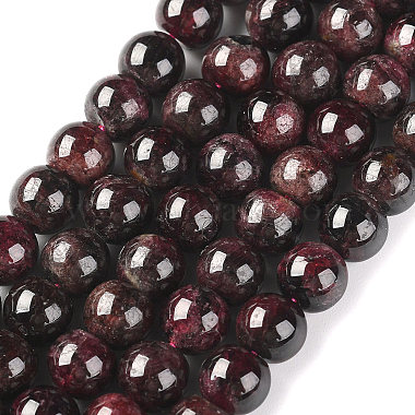 Natural Garnet Beads Strands(X-G-J376-37-8mm)-7