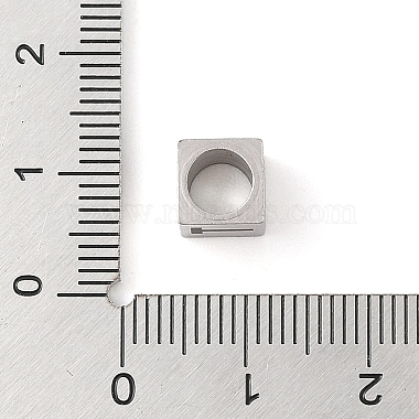 perles européennes en acier inoxydable résistantes au ternissement 201(STAS-M058-01T-P)-3