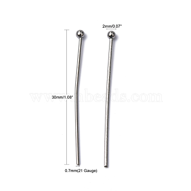304 Stainless Steel Ball Head pins(STAS-R051-30mm)-5