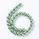 Eco-Friendly Dyed Glass Pearl Round Beads Strands(HY-A002-14mm-RB008N)-2