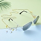 真鍮ケーブルチェーン/クリップチェーン眼鏡チェーン(AJEW-EH00012)-4