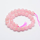 Chapelets de perles en quartz rose naturel(X-G-G664-01)-2