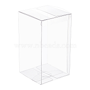 PVC Plastic Box, Rectangle, White, 9x9x16cm(CON-WH0081-01A)