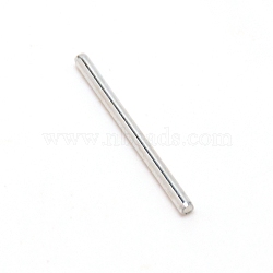 Steel Round Rods Axles, Toys Shaft for DIY Toy Model Part, Stainless Steel Color, 30x2mm(AJEW-WH0244-53A-P)