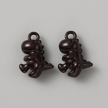 Aolly Pendants, Dinosaur, Coconut Brown, 16.5x11.5x6.5mm, Hole: 1.8mm