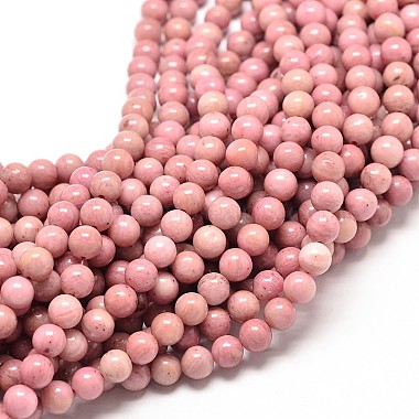 10mm Round Rhodonite Beads