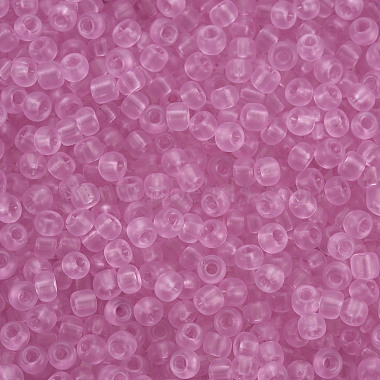 8/0 Transparent Glass Seed Beads(SEED-S048-H-005)-3