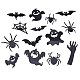 9 Sets 3 Styles Halloween 3D Wall Decorative Stickers(DIY-FH0005-50)-1