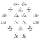 sunnyclue 60 pcs 10 styles pendentifs en alliage de style tibétain(PALLOY-SC0003-32AS)-1