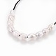 Colliers de perles noires ajustables(NJEW-JN02305-01)-2