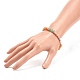 Natural Red Aventurine & Gemstone Round Beaded Bracelet for Women(BJEW-JB08336-04)-3