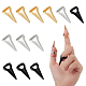 15Pcs 3 Colors Iron Finger Nail Tip Claw Rings(MRMJ-NB0001-24)-1