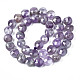 Chapelets de perles en améthyste naturelle(G-S359-371)-2