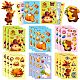 6Pcs Thanksgiving Day Paper Self-Adhesive Picture Stickers(STIC-C010-32)-1