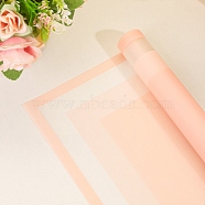20 Sheets Waterproof Gift Wrapping Paper, Square, Folded Flower Bouquet Wrapping Paper Decoration, Light Salmon, 580x580mm(PAAG-PW0001-021C)