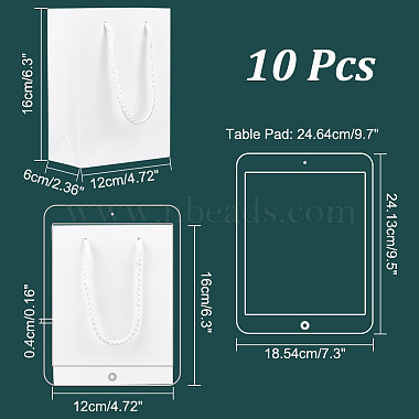 Rectangle Thickened Paper Gift Bags(ABAG-WH0039-22A)-2