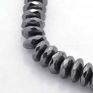 8mm Rondelle Non-magnetic Hematite Beads