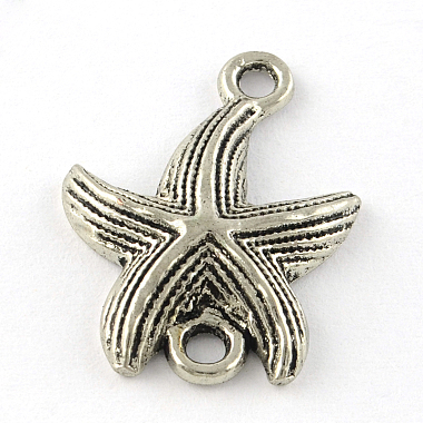 Tibetan Style Alloy Starfish Links connectors(TIBEP-R345-02AS-NR)-2