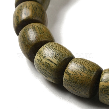 bracelets de perles mala en bois de santal verawood(BJEW-B080-20)-2