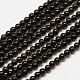 Natural Obsidian Round Bead Strands(X-G-A130-2mm-04)-1