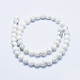 Chapelets de perles en howlite naturelle(X-G-P353-01-8mm)-2