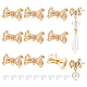 8Pcs Brass Micro Pave Clear Cubic Zirconia Bowknot Stud Earring Findings(KK-BC0011-03)-1