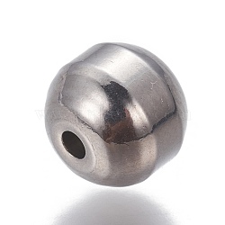 201 Stainless Steel Beads, Rondelle, Stainless Steel Color, 8x7mm, Hole: 1.6mm(STAS-P239-31P)