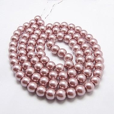 Glass Pearl Beads Strands(X-HY-3D-B27)-2